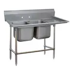 Advance Tabco 94-22-40-36R Sink, (2) Two Compartment