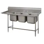 Advance Tabco 94-23-60-18L Sink, (3) Three Compartment