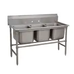 Advance Tabco 94-23-60 Sink, (3) Three Compartment