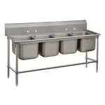 Advance Tabco 94-24-80 Sink, (4) Four Compartment