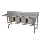 Advance Tabco 94-24-80-24L Sink, (4) Four Compartment