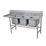 Advance Tabco 94-3-54-18L Sink, (3) Three Compartment