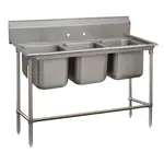 Advance Tabco 94-3-54 Sink, (3) Three Compartment