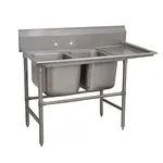 Advance Tabco 94-82-40-18R Sink, (2) Two Compartment