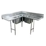 Advance Tabco 94-K6-18D Sink, (3) Three Compartment