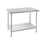 Advance Tabco AG-243 Work Table,  36" - 38", Stainless Steel Top