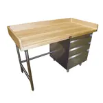 Advance Tabco BGT-306R Work Table, Bakers Top