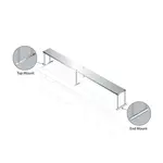 Advance Tabco CU-18-108 Overshelf, Table-Mounted