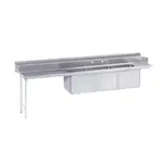 Advance Tabco DTC-3-1620-120L Dishtable, with Potsinks