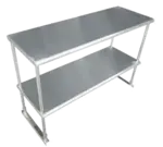 Advance Tabco EDS-12-48-X Overshelf, Table-Mounted