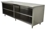 Advance Tabco EEB-SS-248M Work Table, Cabinet Base Open Front