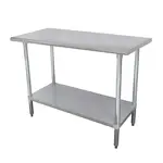 Advance Tabco ELAG-182-X Work Table,  24" Long, Stainless steel Top