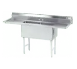 Advance Tabco FC-2-1818-24RL Sink, (2) Two Compartment