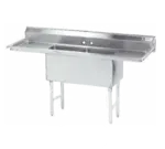 Advance Tabco FC-2-2424-18RL Sink, (2) Two Compartment