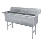 Advance Tabco FC-3-1515-X Sink, (3) Three Compartment