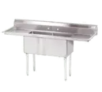 Advance Tabco FE-2-1620-18RL-X Sink, (2) Two Compartment