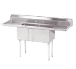 Advance Tabco FE-2-1812-18RL-X Sink, (2) Two Compartment