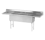 Advance Tabco FS-3-1620-24RL Sink, (3) Three Compartment