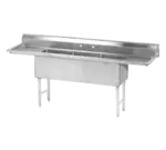 Advance Tabco FS-3-2430-24RL Sink, (3) Three Compartment