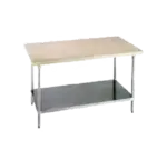 Advance Tabco H2G-308 Work Table, Wood Top