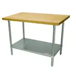 Advance Tabco H2S-244 Work Table, Wood Top