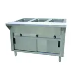 Advance Tabco HF-3E-120-DR Serving Counter, Hot Food Steam Table, Electric