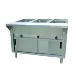 Advance Tabco HF-3E-240-DR Serving Counter, Hot Food Steam Table, Electric