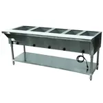 Advance Tabco HF-5E-240 Serving Counter, Hot Food Steam Table, Electric