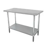 Advance Tabco MSLAG-306-X Work Table,  63" - 72", Stainless Steel Top 