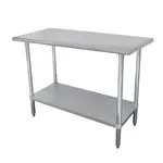 Advance Tabco MSLAG-366-X Work Table,  63" - 72", Stainless Steel Top 