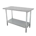 Advance Tabco SLAG-362-X Work Table,  24" - 27", Stainless Steel Top