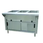 Advance Tabco SW-3E-120-DR Serving Counter, Hot Food Steam Table, Electric