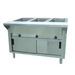 Advance Tabco SW-3E-240-DR Serving Counter, Hot Food Steam Table, Electric