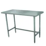 Advance Tabco TELAG-366-X Work Table,  63" - 72", Stainless Steel Top 