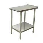 Advance Tabco TFMSU-153 Work Table,  12" - 21", Stainless Steel Top