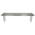 Advance Tabco TS-12-144R Overshelf, Table-Mounted