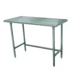Advance Tabco TSLAG-240-X Work Table,  30" - 35", Stainless Steel Top