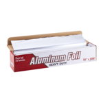 Aluminum Foil, 18" x 500', Aluminum, Roll, Karat FW-AFR205