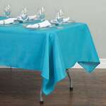 AMBASSADOR LINEN Tablecloth, 60"X102", Turquoise, Polyester, Rectangular, Ambassador Linen 60102-010169