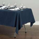 AMBASSADOR LINEN Tablecloth, 60"X102", Navy Blue, Polyester, Rectangular, Ambassador Linen 60102-010178