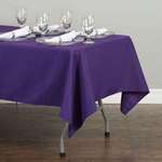 AMBASSADOR LINEN Tablecloth, 60"X102", Purple, Polyester, Rectangular, Ambassador Linen 60102-010185