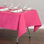AMBASSADOR LINEN Tablecloth, 60"X102", Fuchsia, Polyester, Ambassador Linen 60102-010187