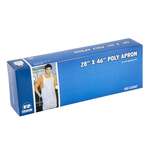 AmerCare Royal Apron, 28" x 46", Translucent, Polyethylene, (1,000/Case) Royal Paper Products DA2846
