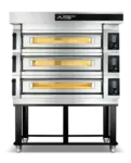 AMPTO S125E3 Pizza Bake Oven, Deck-Type, Electric