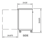 Arctic Air ABB60G Back Bar Cabinet, Refrigerated