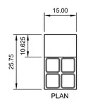 Arctic Air ACP4SQ Refrigerated Countertop Pan Rail