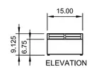 Arctic Air ACP4SQ Refrigerated Countertop Pan Rail