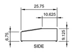 Arctic Air ACP4SQ Refrigerated Countertop Pan Rail