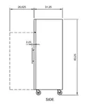 Arctic Air AGR23 Refrigerator, Reach-in