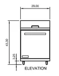 Arctic Air AMT28R Refrigerated Counter, Mega Top Sandwich / Salad Un